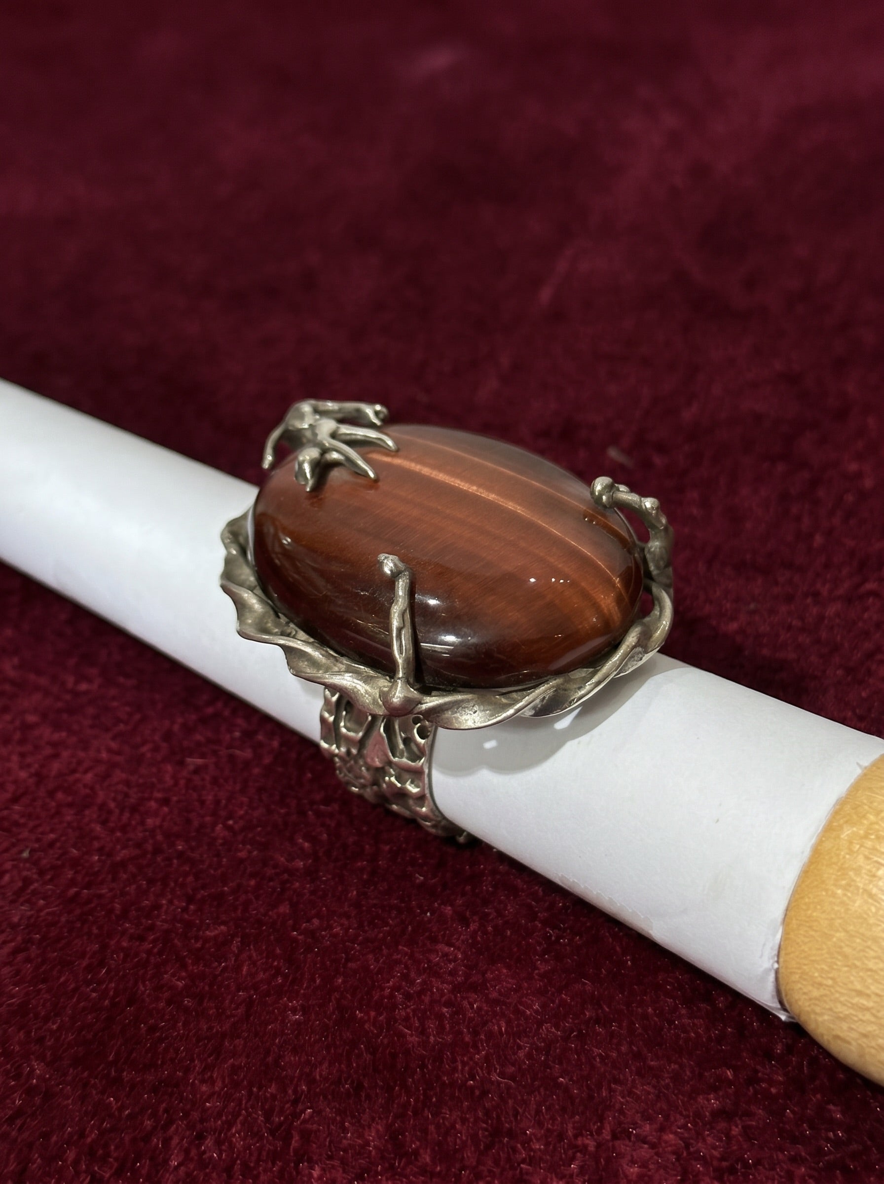 ring brown cat eye