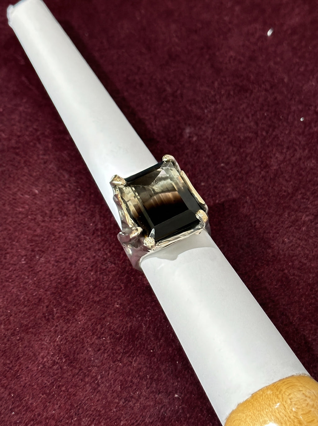 black topaz ring