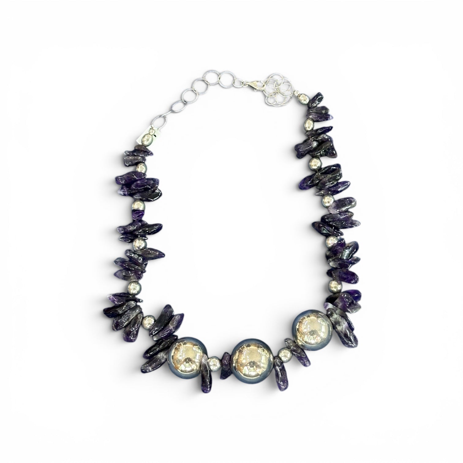 Sterling silver necklace, one of one