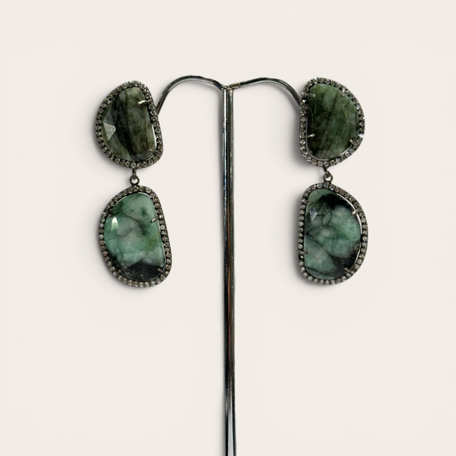 silver earrings n.6