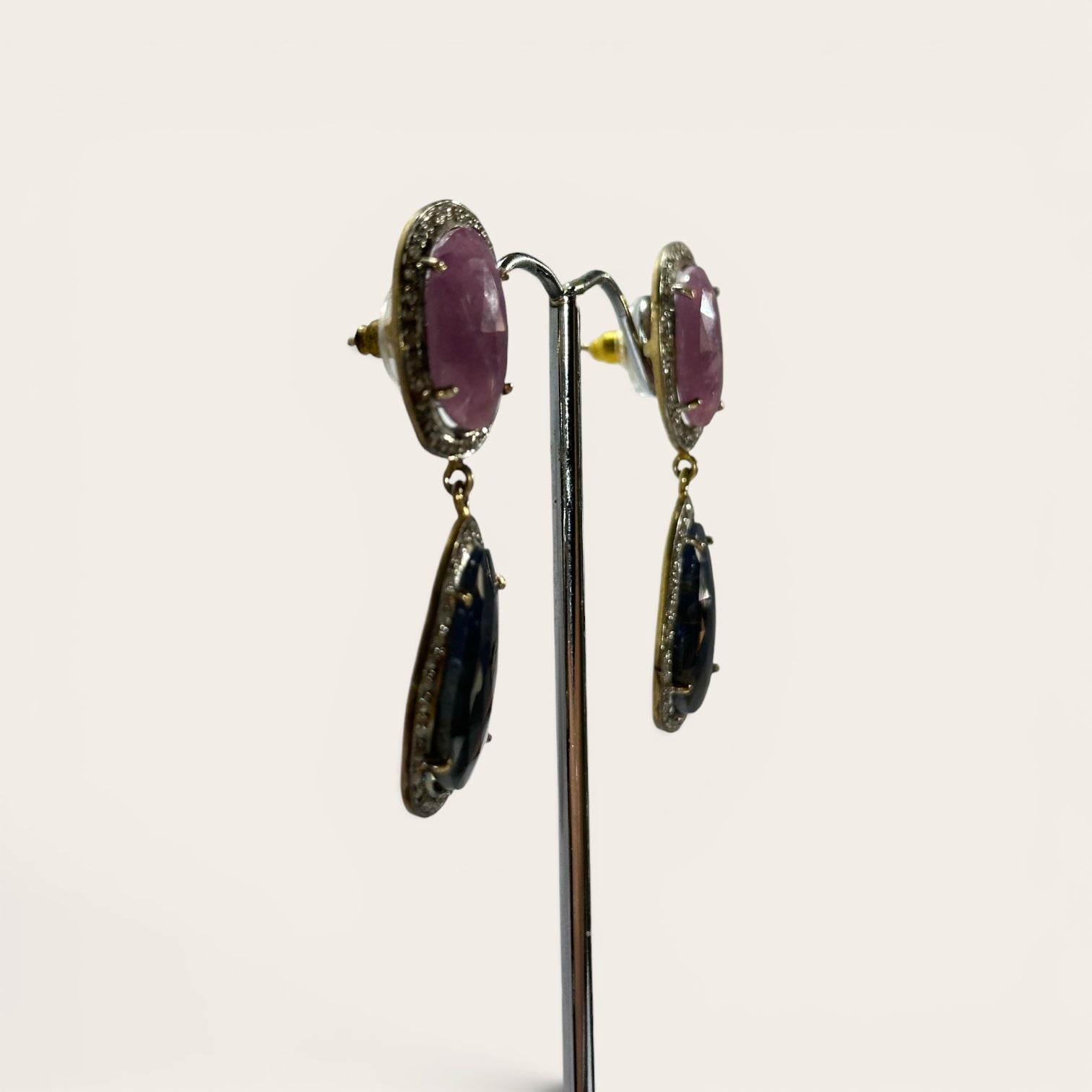 silver earrings n.7