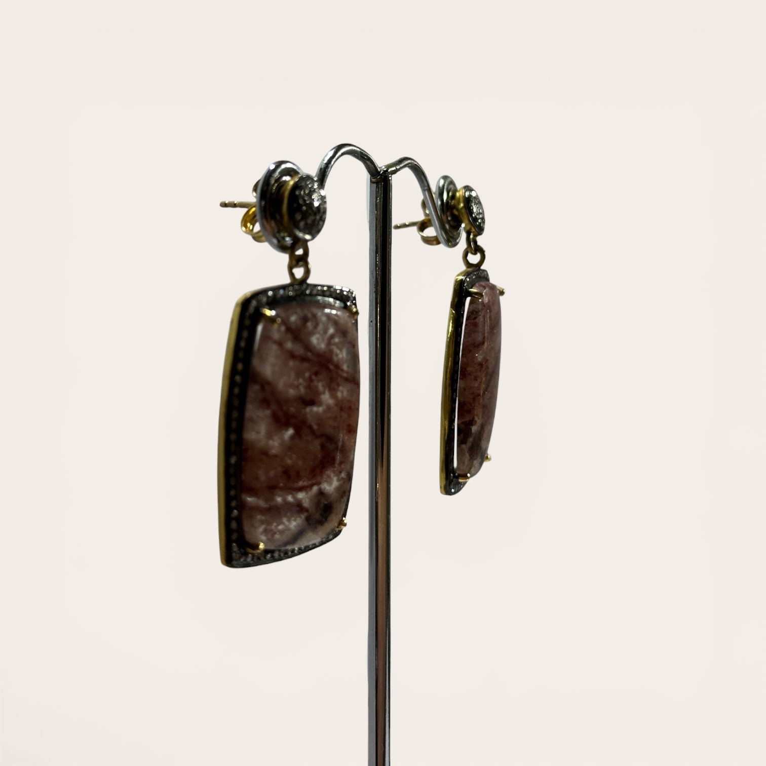 silver earrings n.4